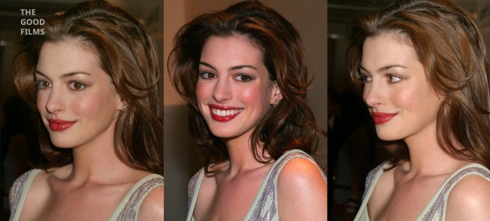 Hollywood actress with high-arched brows