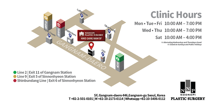 how to find noonopi plastic surgery seoul