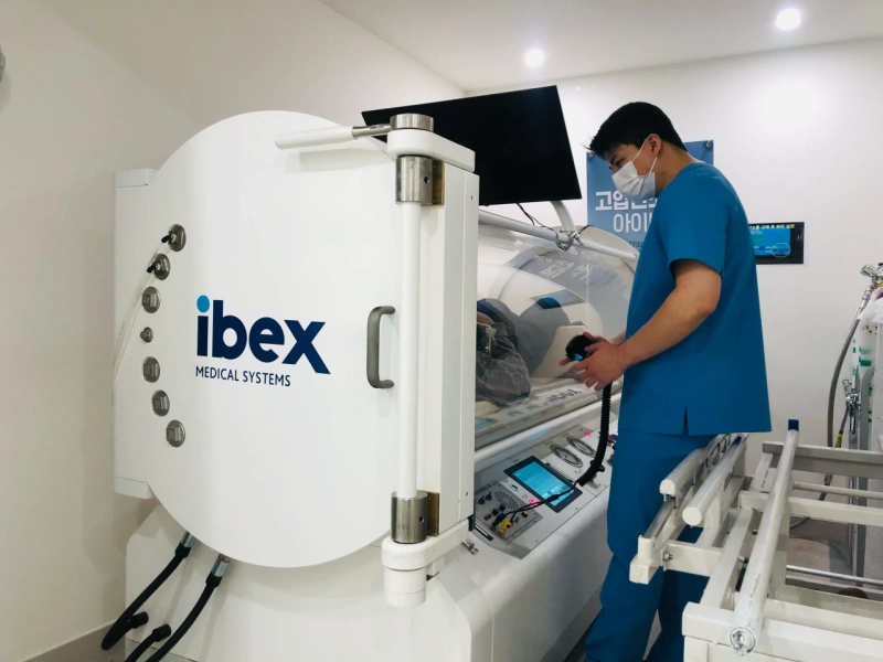 العلاج بالأكسجين عالي الضغط الكوري