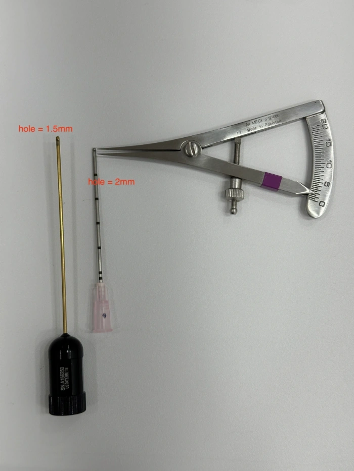 مقارنة حجم الثقوب: الفرق الصغير مهم لبقاء الدهون